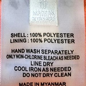 Beautiful coralreef David's Bridal dress